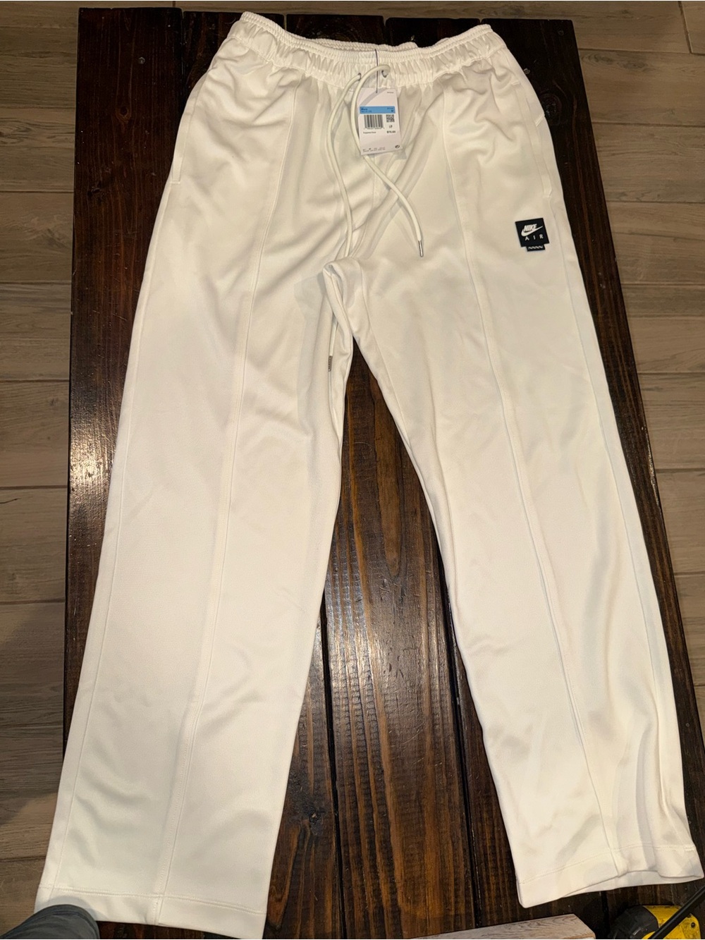 Nike Men's Air PK cream Track Pants.